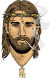 Jesus Smokes Logo
